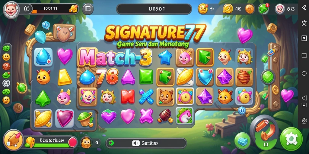 Gameplay seru dan menantang di SIGNATURE77.